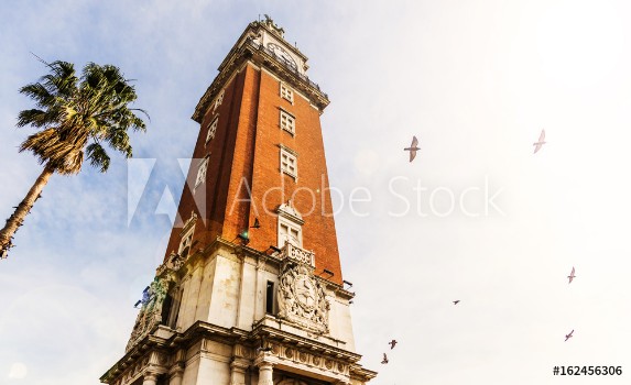 Picture of Torre Monumental Torre de los Ingleses clock tower in Retiro neighborhood Buenos Aires Argentina